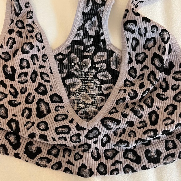 Free People Rockie Bralette Women's Size XS/S Cheetah - Picture 5 of 5